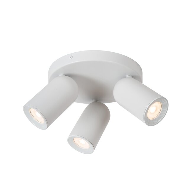Lucide PUNCH - Plafondspot - Ø 21 cm - 3xGU10 - Wit