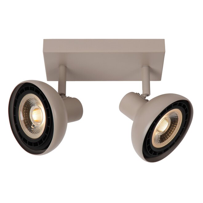 Lucide SENSAS - Plafondspot - 2xGU10 (ES111) - Beige