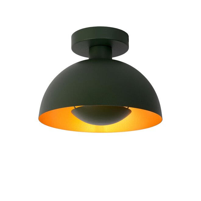 Lucide SIEMON - Plafonnière - Ø 25 cm - 1xE27 - Groen