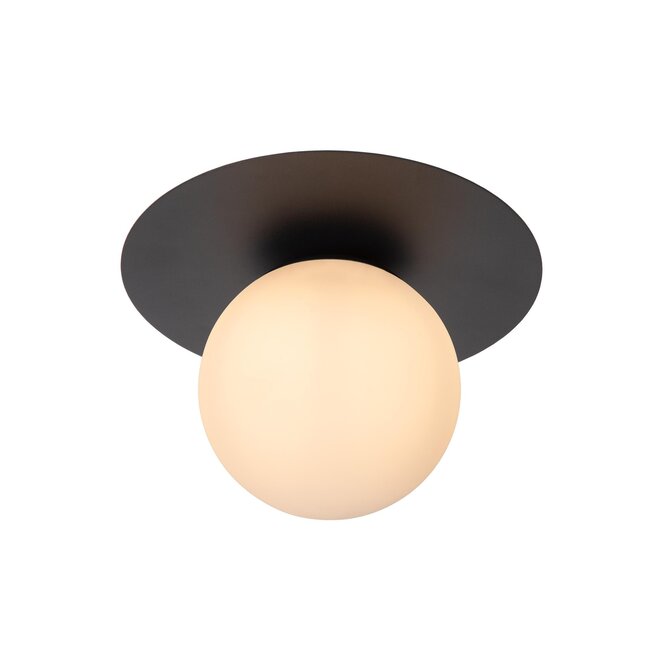 Lucide TRICIA - Plafonnière - Ø 25 cm - 1xE27 - Zwart