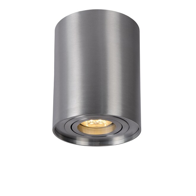 Lucide TUBE - Plafondspot - Ø 9,6 cm - 1xGU10 - Mat chroom