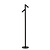 Lucide ANTRIM - Oplaadbare Leeslamp - Accu/Batterij - LED Dimb. - 2x2,2W 2700K - IP54 - Met draadloos oplaadstation - Zwart