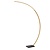 Lucide CURVE - Booglamp - LED Dimb. - 1x15W 2700K - Mat Goud / Messing