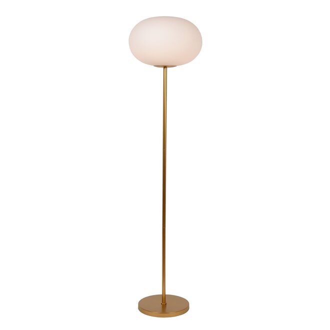 Lucide ELYSEE - Vloerlamp - Ø 38 cm - 1xE27 - Opaal