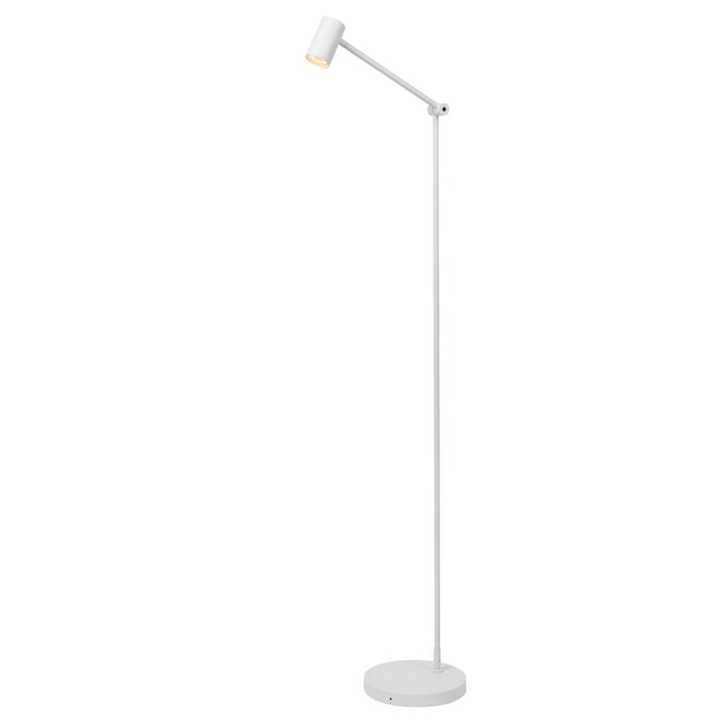 Lucide TIPIK - Oplaadbare Vloerlamp - Accu/Batterij - LED Dimb. - 1x3W 2700K - 3 StepDim - Wit