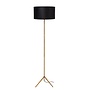 Lucide TONDO - Vloerlamp - Ø 38 cm - 1xE27 - Mat Goud / Messing