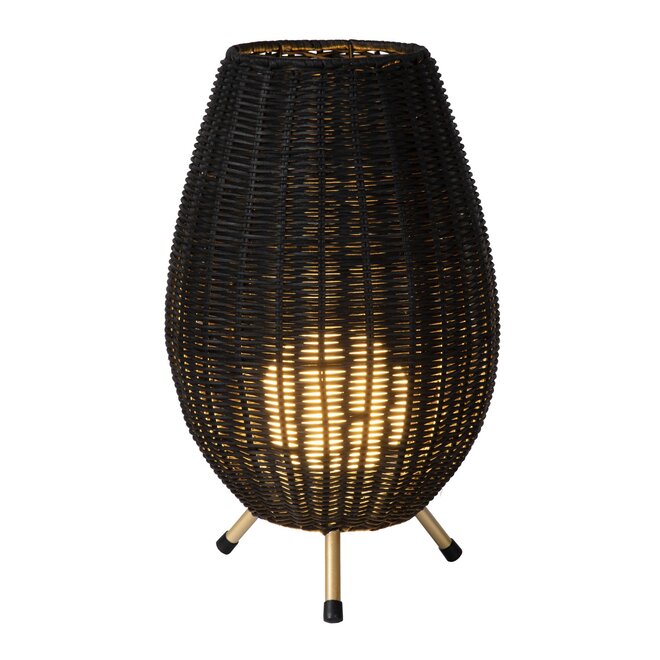 Lucide COLIN - Tafellamp - Ø 22 cm - 1xG9 - Zwart