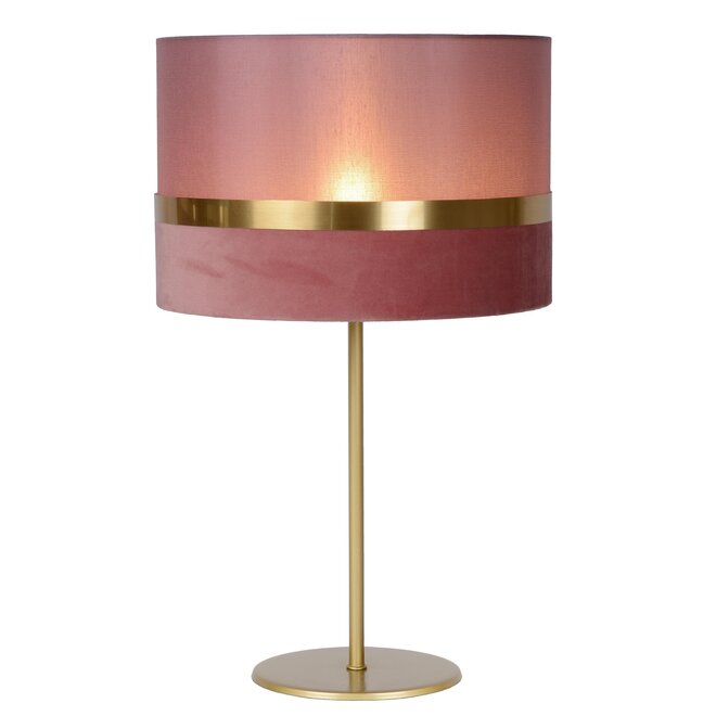Lucide EXTRAVAGANZA TUSSE - Tafellamp - Ø 30 cm - 1xE14 - Roze