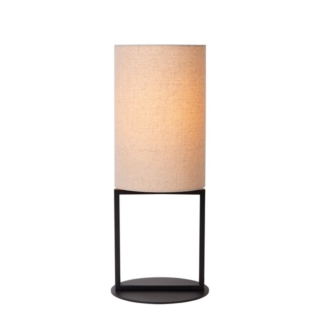 Lucide HERMAN - Tafellamp - Ø 20 cm - 1xE27 - Beige