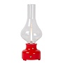 Lucide JASON - Oplaadbare Tafellamp - Accu/Batterij - LED Dimb. - 1x2W 3000K - 3 StepDim - Rood