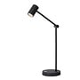 Lucide TIPIK - Oplaadbare Tafellamp - Accu/Batterij - LED Dimb. - 1x3W 2700K - 3 StepDim - Zwart