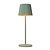 Lucide JUSTINE - Oplaadbare Tafellamp Buiten - Accu/Batterij - LED Dimb. - 1x2W 2700K - IP54 - Met draadloos oplaadstation - Groen