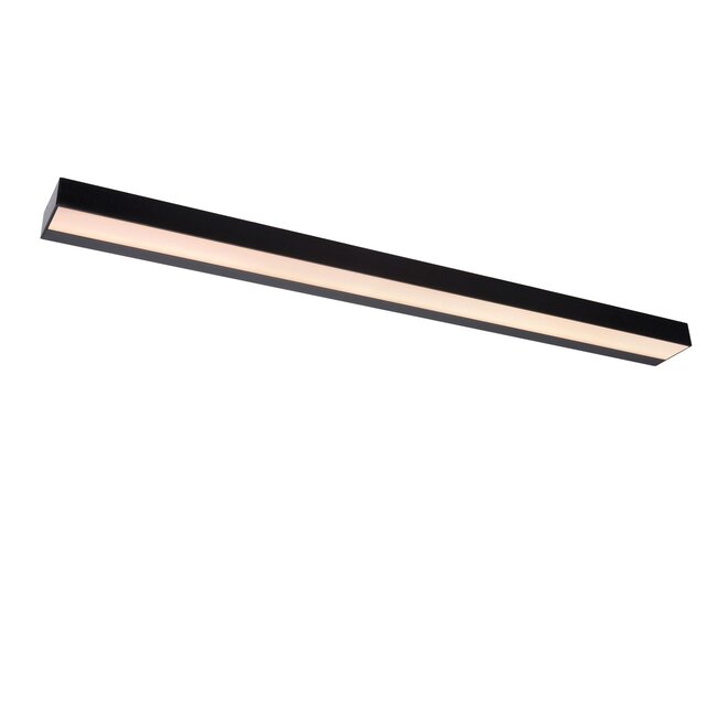 Lucide ALEXA - Wandlamp Badkamer - LED - 1x13W 3000K - IP44 - Zwart