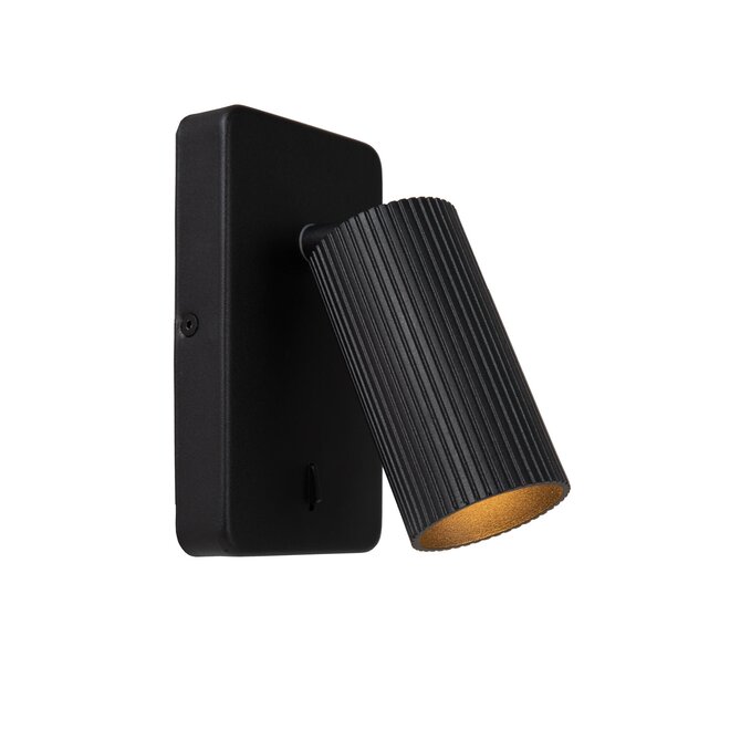 Lucide CLUBS - Bedlamp - 1xGU10 - Zwart