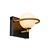 Lucide ISOBEL - Wandlamp Badkamer - 1xG9 - IP44 - Zwart