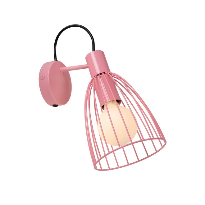 Lucide MACARONS - Wandlamp - 1xE27 - Roze