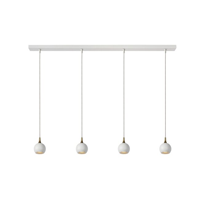 Lucide FAVORI - Hanglamp - 4xGU10 - Wit
