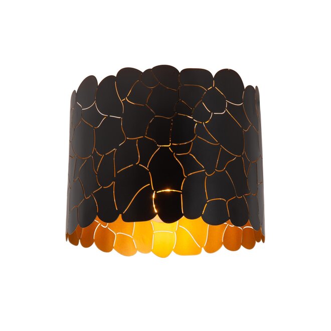Lucide ALMELO - Plafonnière - Ø 26 cm - 1xE27 - Zwart
