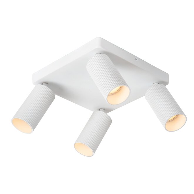 Lucide CLUBS - Plafondspot - 4xGU10 - Wit