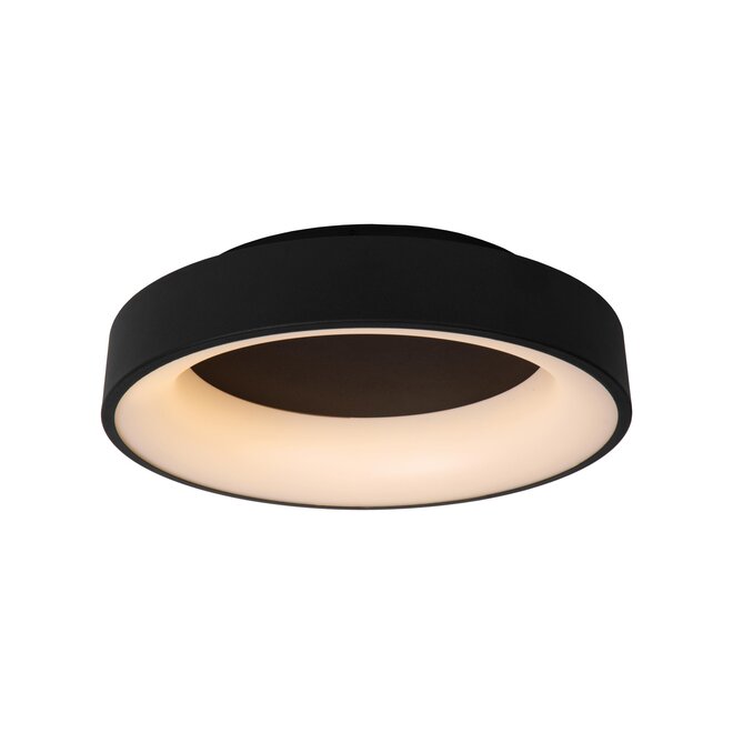 Lucide MIRAGE - Plafonnière - Ø 45 cm - LED Dimb. - 1x33W 2700K - Zwart