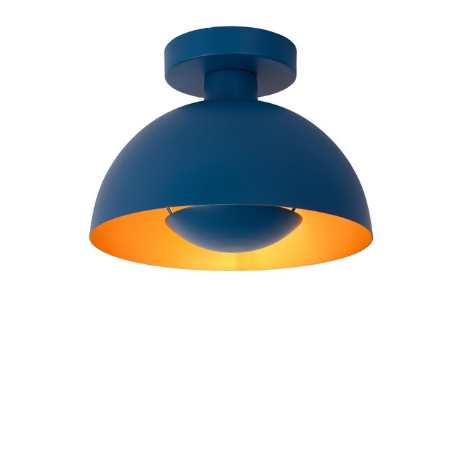 Lucide SIEMON - Plafonnière - Ø 25 cm - 1xE27 - Blauw