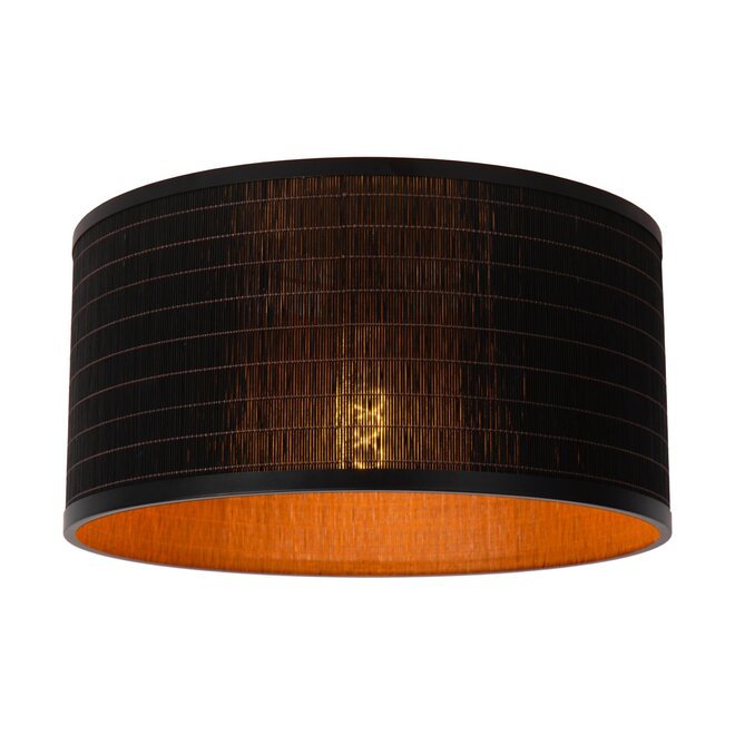 Lucide TAGALOG - Plafonnière - Ø 40 cm - 1xE27 - Zwart