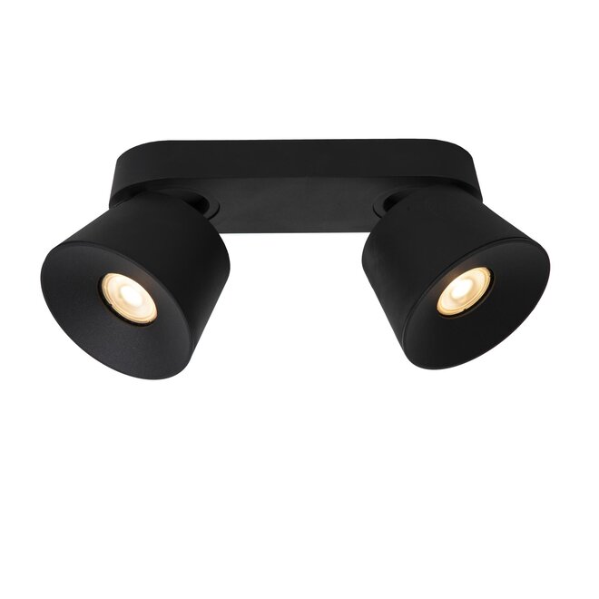 Lucide TRIGONO - Plafondspot - 2xGU10 - Zwart