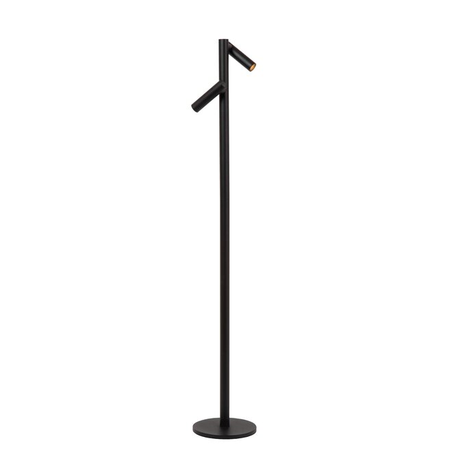 Lucide ANTRIM - Oplaadbare Leeslamp - Accu/Batterij - LED Dimb. - 2x2,2W 2700K - IP54 - Met draadloos oplaadstation - Zwart