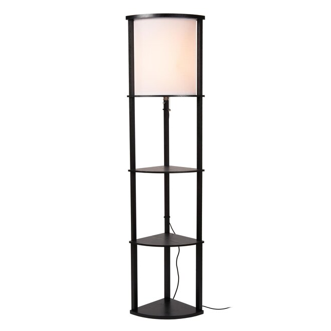 Lucide MENNO - Vloerlamp - 1xE27 - Zwart