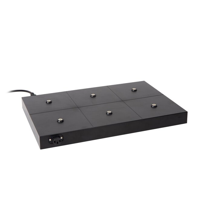 Lucide THE DOCK - Draadloze oplader / oplaadstation / Wireless charger - Max. 6 lampen - Zwart