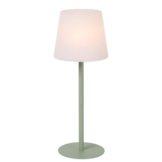 Lucide TYON - Tafellamp Buiten - Batterijen - LED Dimb. - IP65 - Mat Goud / Messing