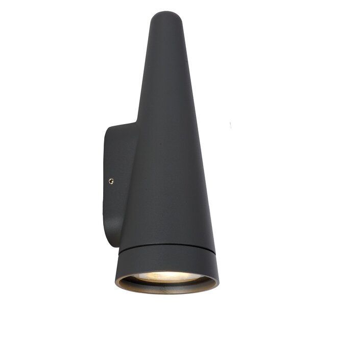 Lucide WIZARD - Wandlamp Buiten - LED Dimb. - 1xGU10 - IP54 - Antraciet