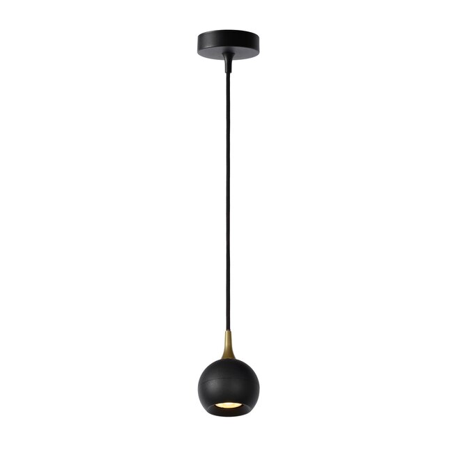 Lucide FAVORI - Hanglamp - Ø 9 cm - 1xGU10 - Zwart