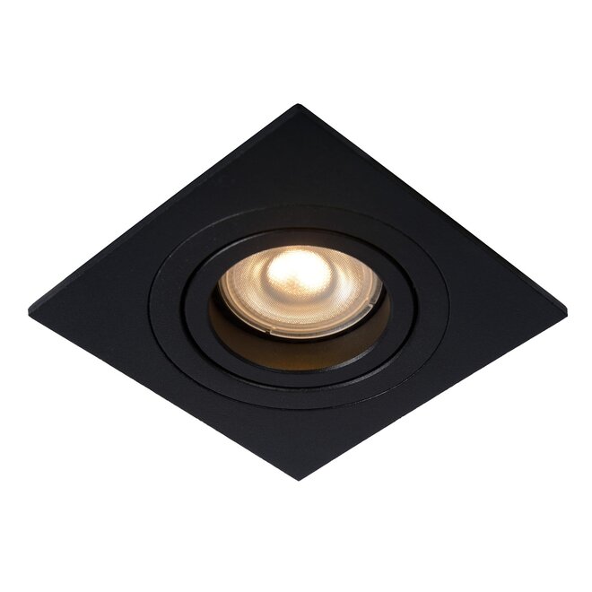 Lucide TUBE - Inbouwspot - 1xGU10 - Zwart