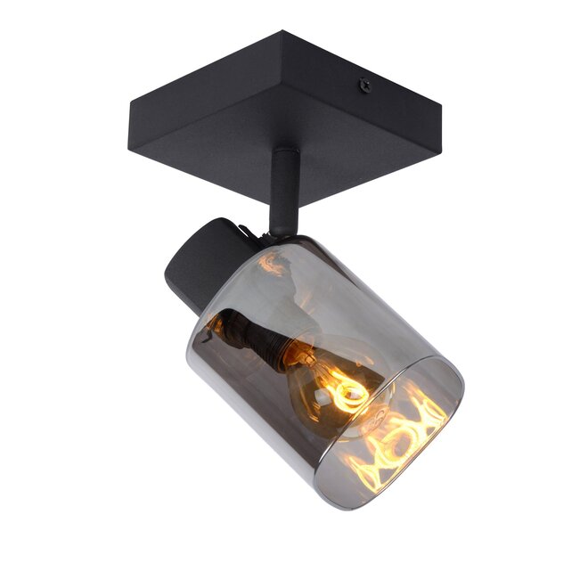 Lucide ALION - Plafondspot - 1xE14 - Zwart