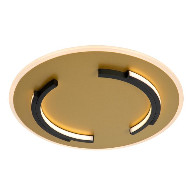 Lucide ANDREAS - Plafonnière - Ø 39,6 cm - LED - 1x30W 2700K - Mat Goud / Messing