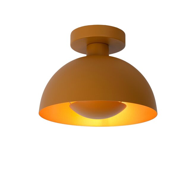 Lucide SIEMON - Plafonnière - Ø 25 cm - 1xE27 - Okergeel