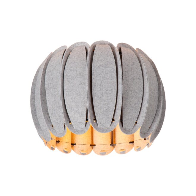 Lucide SPENCER - Plafonnière - Ø 30 cm - 1xE27 - Grijs