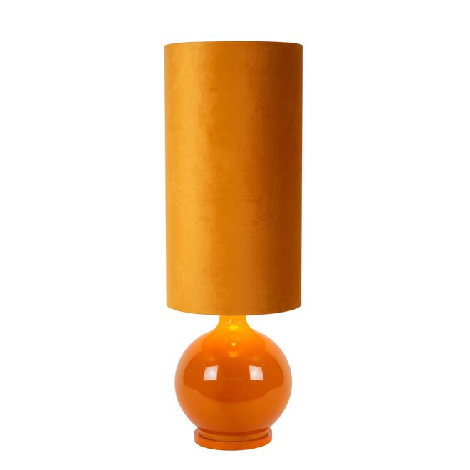 Lucide ESTERAD - Vloerlamp - Ø 34 cm - 1xE27 - Okergeel