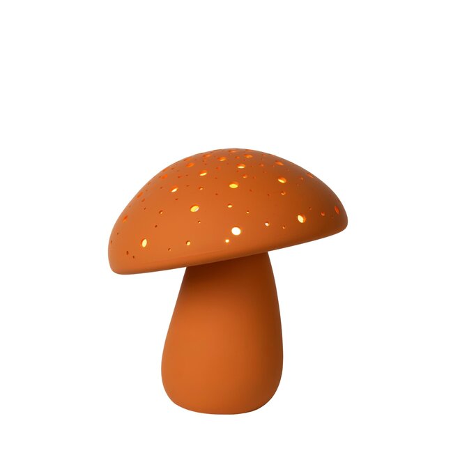 Lucide FUNGO - Tafellamp - 1xE14 - Okergeel