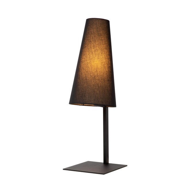 Lucide GREGORY - Tafellamp - 1xE27 - Zwart