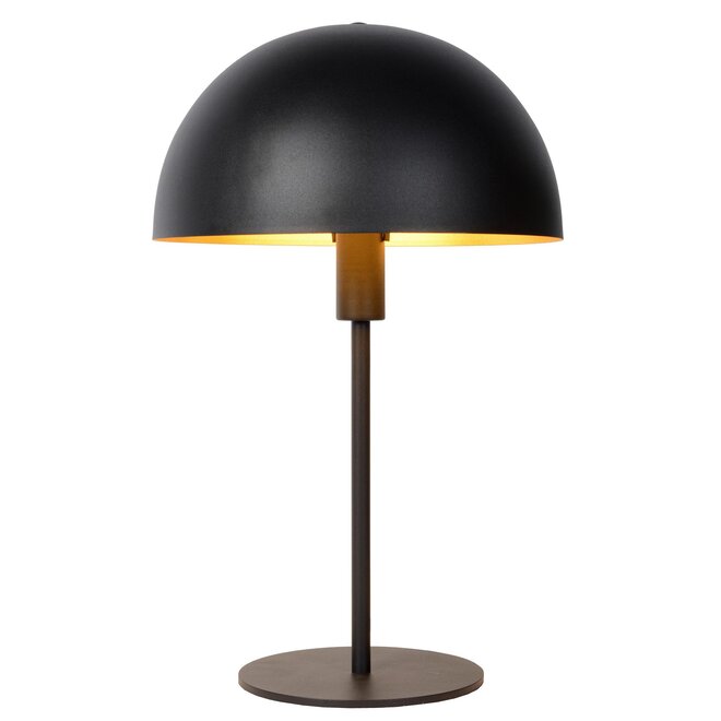 Lucide SIEMON - Tafellamp - Ø 25 cm - 1xE14 - Zwart