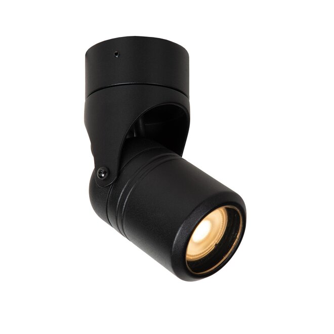 Lucide NIORT - Wandspot Buiten - 1xGU10 - IP44 - Zwart