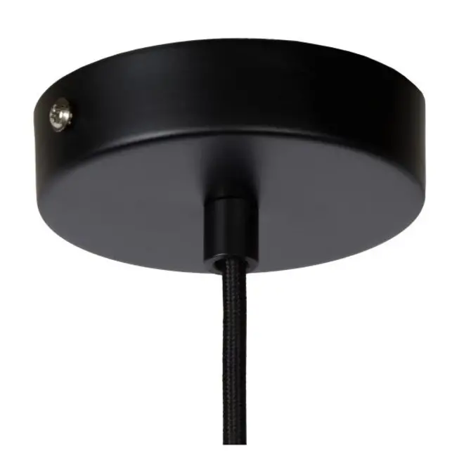 Lucide COOPER - Hanglamp - Ø 30 cm - 1xE27 - Zwart