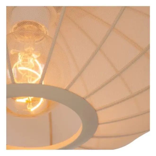 Lucide CORINA - Hanglamp - Ø 50 cm - 1xE27 - Beige