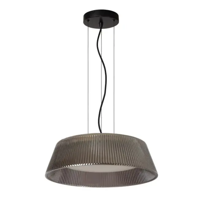 Lucide VIXI - Hanglamp - Ø 45 cm - LED Dimb. - 1x22,6W 2900K - Fumé