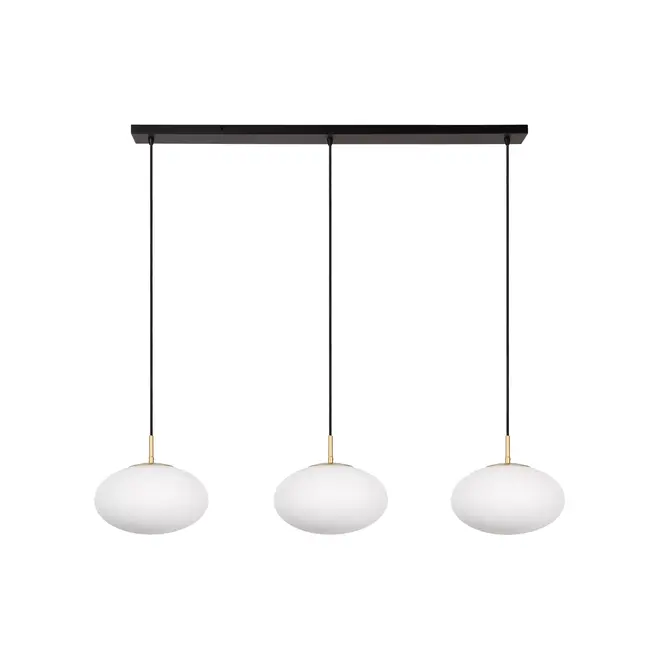 Lucide ELYSEE - Hanglamp - 3xE27 - Opaal