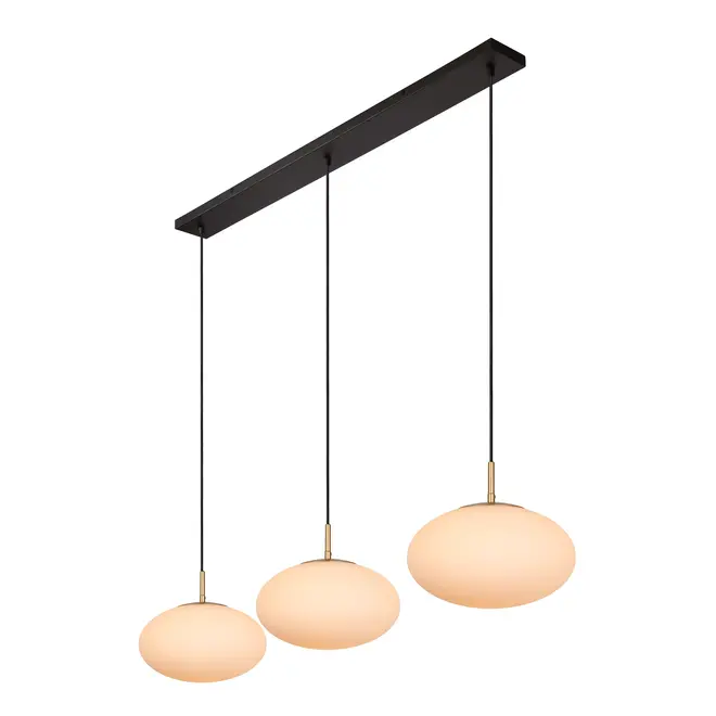 Lucide ELYSEE - Hanglamp - 3xE27 - Opaal