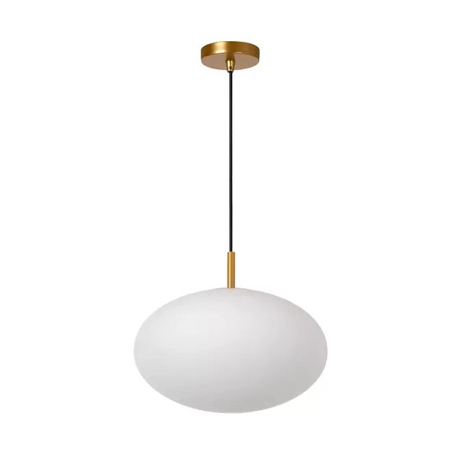 Lucide ELYSEE - Hanglamp - Ø 30 cm - 1xE27 - Opaal