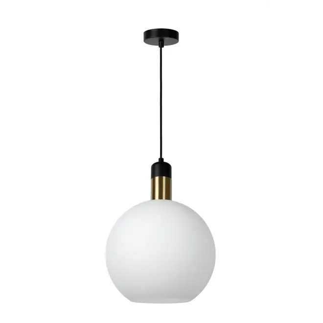 Lucide JULIUS - Hanglamp - Ø 28 cm - 1xE27 - Opaal